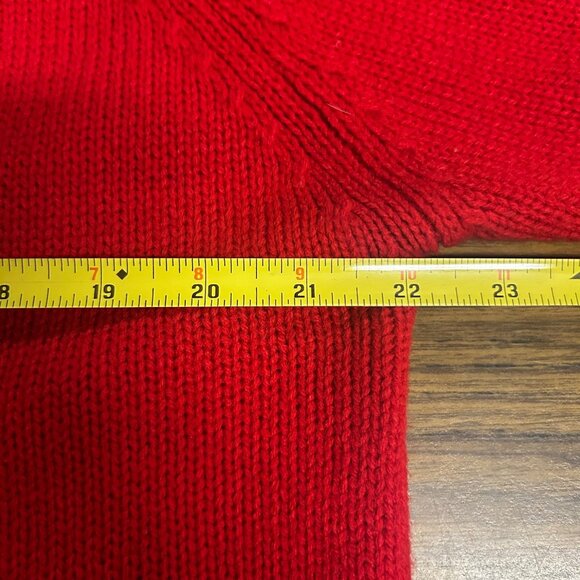 Women's Size XL Heart Sweater with Side Slits GUC - Picture 9 of 10